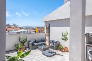 Balkón alebo terasa v ubytovaní Jinetes Penthouse in Malaga by Solaga Holiday Homes
