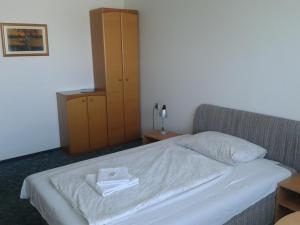 Postel nebo postele na pokoji v ubytování Hotel Slezan
