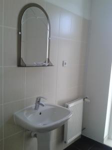 Koupelna v ubytování Hotel Slezan