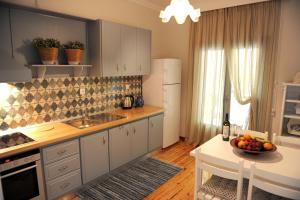 Kuchyňa alebo kuchynka v ubytovaní Evangelia Rooms & Αpartments - B
