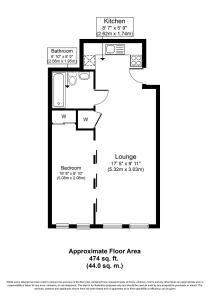 The floor plan of Urban Abode 