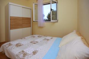 Postel nebo postele na pokoji v ubytování Apartment Mirni Kutak