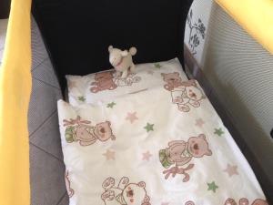 Postel nebo postele na pokoji v ubytování Ferienwohnung Baldus-Westerwald