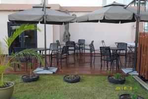 Zahrada ubytování Serenti Hotel Saipan