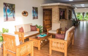 Istumisnurk majutusasutuses Seashell Beach Villa