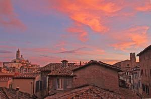 Výhľad na mesto Siena alebo výhľad na mesto priamo z apartmánu