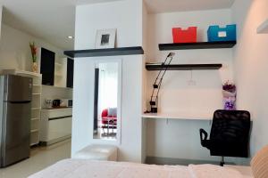 Kuchyň nebo kuchyňský kout v ubytování DewyHouse