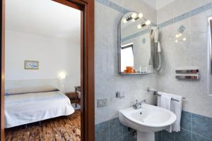 Koupelna v ubytování Hotel Citti