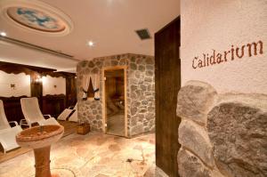 Χώρος καθιστικού στο Hotel Gianna