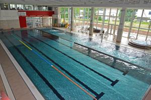 Bazén v ubytování Sporthotel Zimní stadion Benešov nebo v jeho okolí