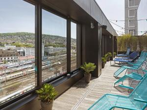 Балкон або тераса в 25hours Hotel Langstrasse