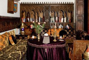 Posezení v ubytování Riad Arabesque & Spa