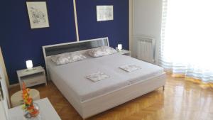 Кровать или кровати в номере Villa M&M - ZF Hvar