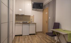 Kuchyň nebo kuchyňský kout v ubytování Villa Marija
