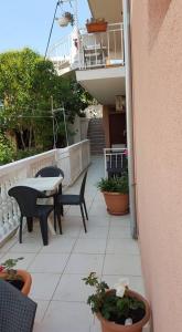 Balkón nebo terasa v ubytování Apartments Alissa