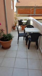 Balkón nebo terasa v ubytování Apartments Alissa