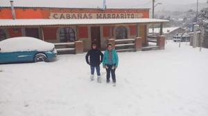 Cabañas Margarito v zimě