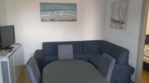 Televízia a/alebo spoločenská miestnosť v ubytovaní Centar Split Apartments Manuš