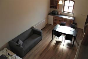 Kuchyň nebo kuchyňský kout v ubytování Apartmány Turold Mikulov