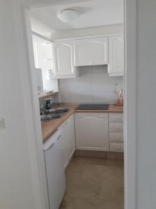 Kuchyň nebo kuchyňský kout v ubytování Albir Sunshine Apartments