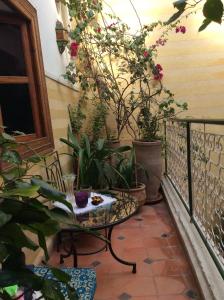 Balkón nebo terasa v ubytování Riad Aquarelle By GE