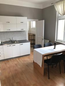 Kuchyň nebo kuchyňský kout v ubytování Villa Garden