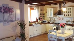 Η κουζίνα ή μικρή κουζίνα στο Villa Rosi