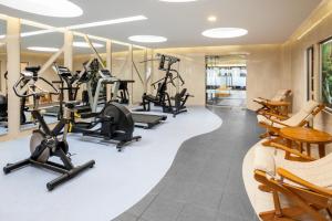 Fitness centrum a/nebo fitness zařízení v ubytování Hotel Embassy Park