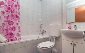 Koupelna v ubytování Motel Jadranka