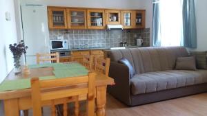 Kuchyň nebo kuchyňský kout v ubytování Apartmán Černý Důl