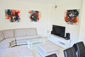 TV a/nebo společenská místnost v ubytování House Art