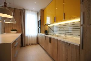Kuchyň nebo kuchyňský kout v ubytování Sarajevo Daily Apartments + 37 fotografií