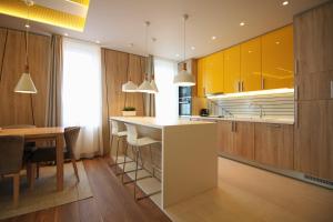 Kuchyň nebo kuchyňský kout v ubytování Sarajevo Daily Apartments