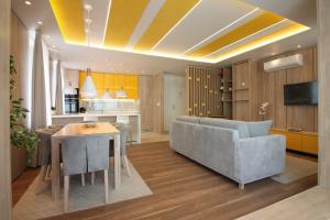 Kuchyň nebo kuchyňský kout v ubytování Sarajevo Daily Apartments