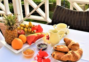 Morgenmad for gæster der bor på Villa Roscia