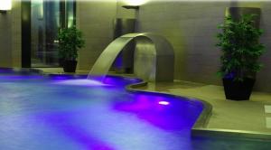 Bazén v ubytování Wellness Hotel Aquafit Sursee nebo v jeho okolí