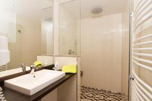 Koupelna v ubytování Aparthotel am Rennsteig