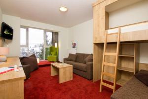 Posezení v ubytování Aparthotel am Rennsteig