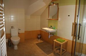 A bathroom at Statek Malčany