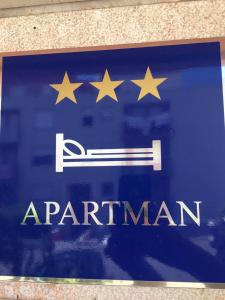 a sign for aantrian with stars on it at Bellus Apartment-COMPLETELY RENOVATED in Split