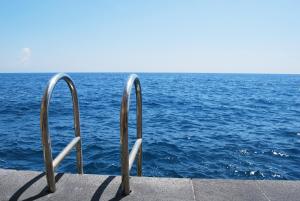 A general sea view or a sea view taken from A villát