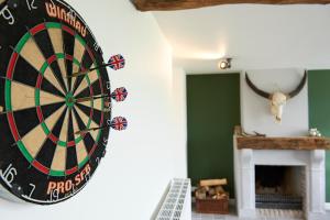 Biliár nebo kulečník v ubytování B&B Barvaux, Durbuy
