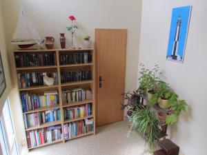 Knihovna v apartmánu