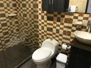 Bagno di Hospedaje Solymar Sarie Bay