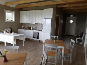 Kuchyň nebo kuchyňský kout v ubytování Grenivik Guesthouse + 37 fotografií