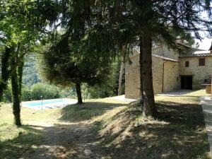 A garden outside Podere San Cassiano