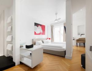 Postel nebo postele na pokoji v ubytování Hotel Seehof