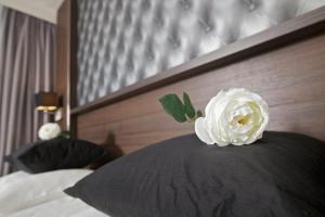 Letto o letti in una camera di Hotel Medemblik