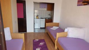Kuchyň nebo kuchyňský kout v ubytování Apartments Alissa