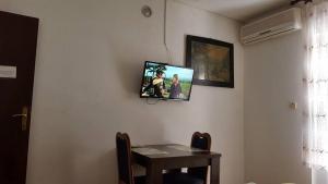 TV a/nebo společenská místnost v ubytování Apartments Alissa